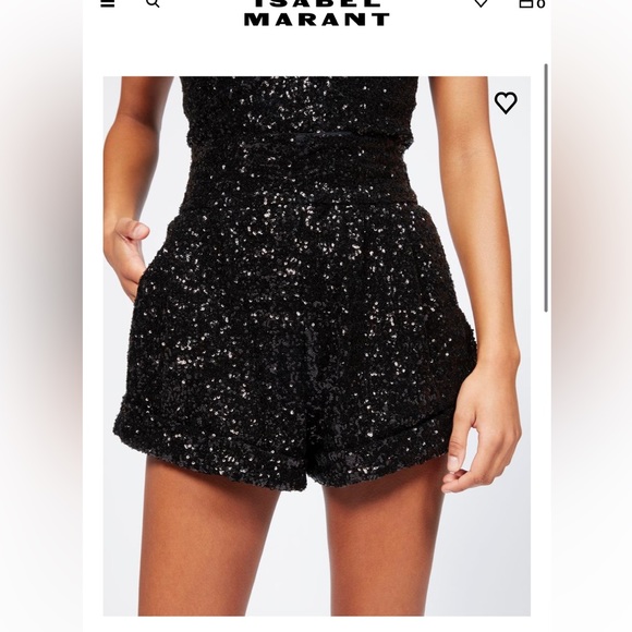 Authentic Isabel Marant Orta Sparkle Short - Picture 3 of 7